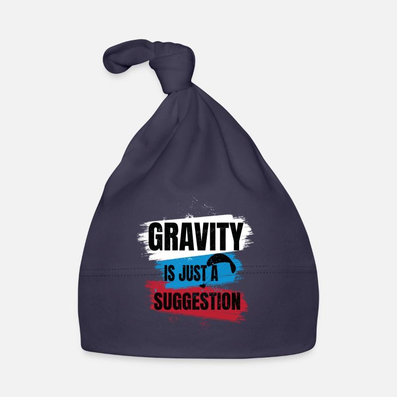 Gravity Is Just a Suggestion – Paragliding Organic Baby Cap