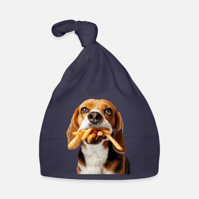 Beagle - Bonnet bio Bébé - marine
