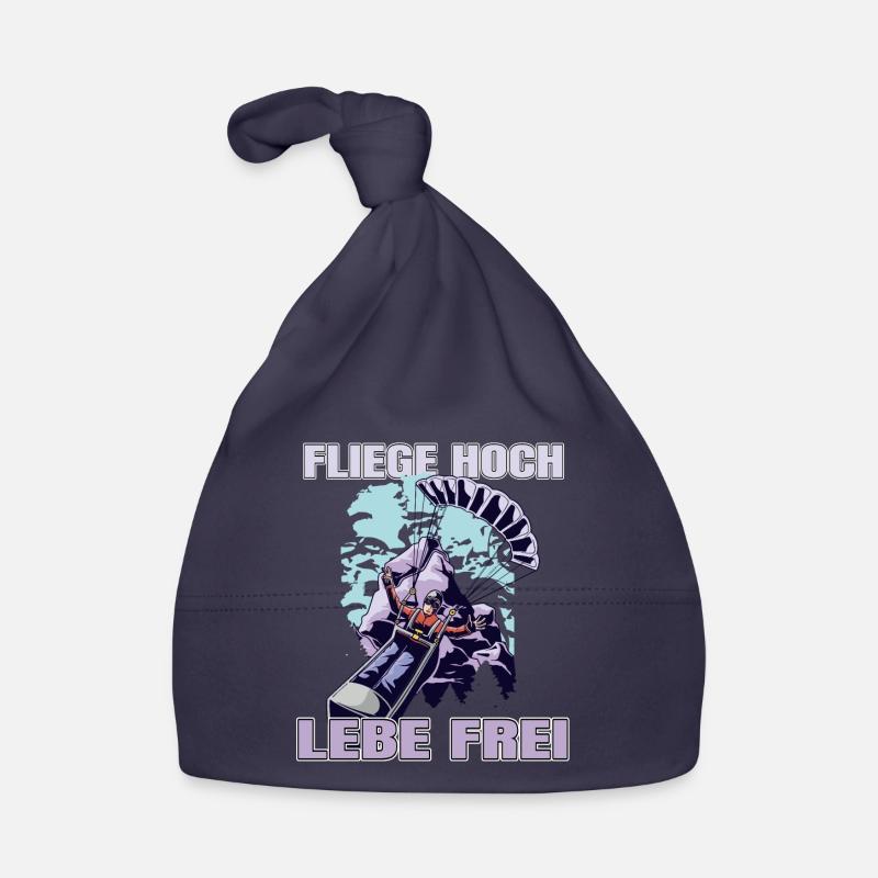 Fly high, live free Organic Baby Cap