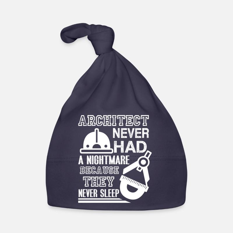 Architect Never Had Nightmare Organic Baby Cap