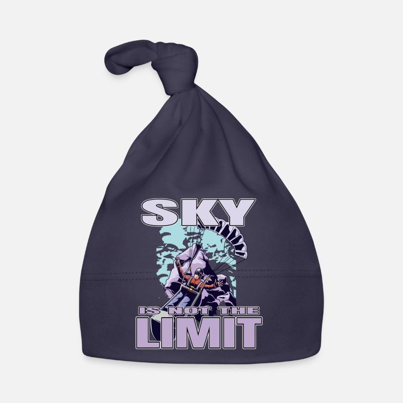 Sky is the Limit - Parapenter Spruch Bonnet bio Bébé