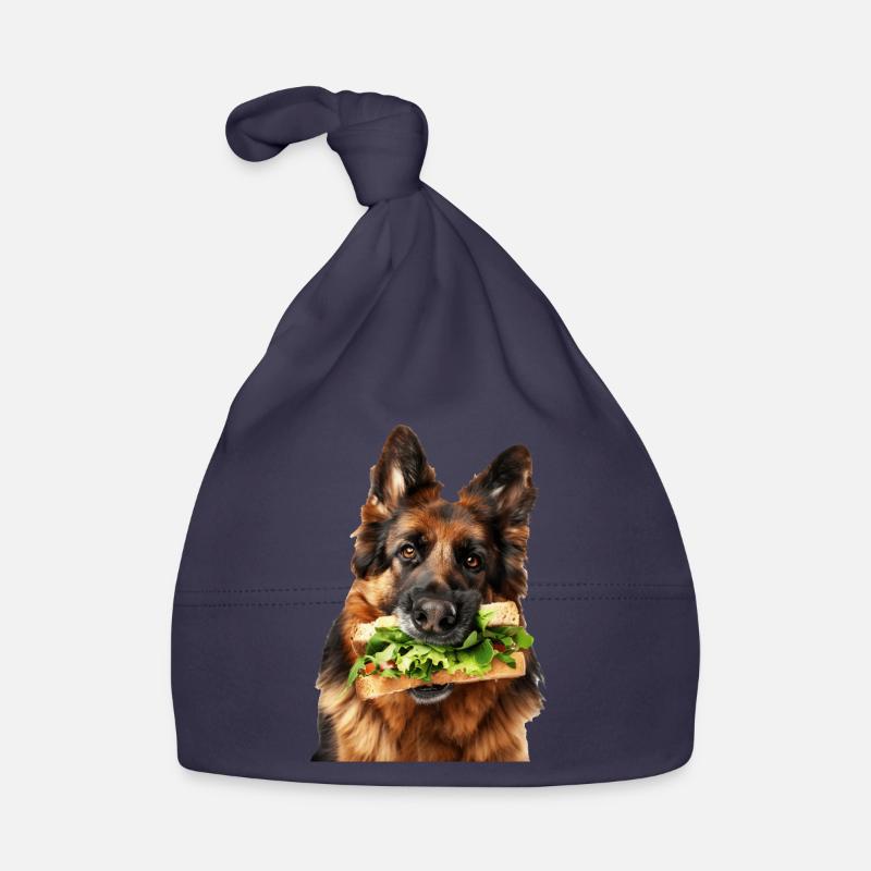Deutscher Schäferhund Baby Bio-Mütze