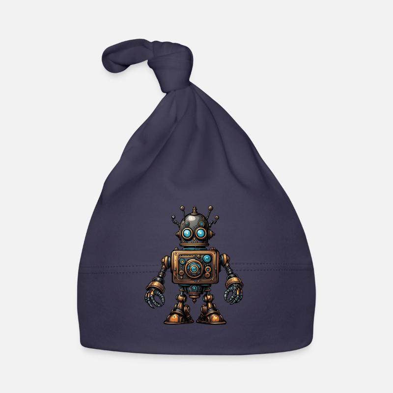 Steampunk-Roboter Baby Bio-Mütze