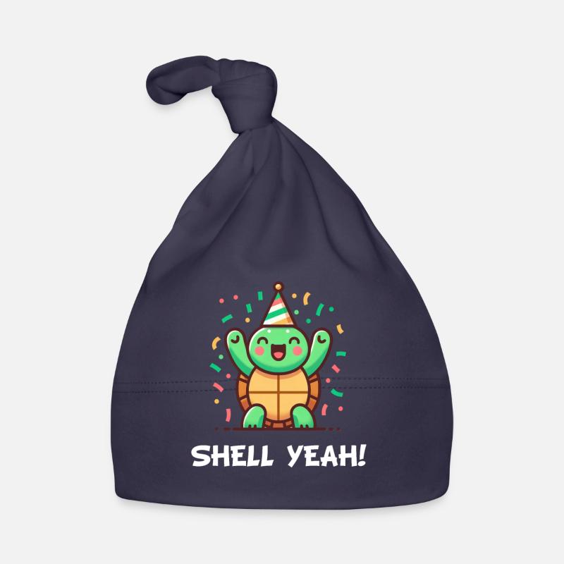 Shell Yeah! Celebration Turtle Organic Baby Cap