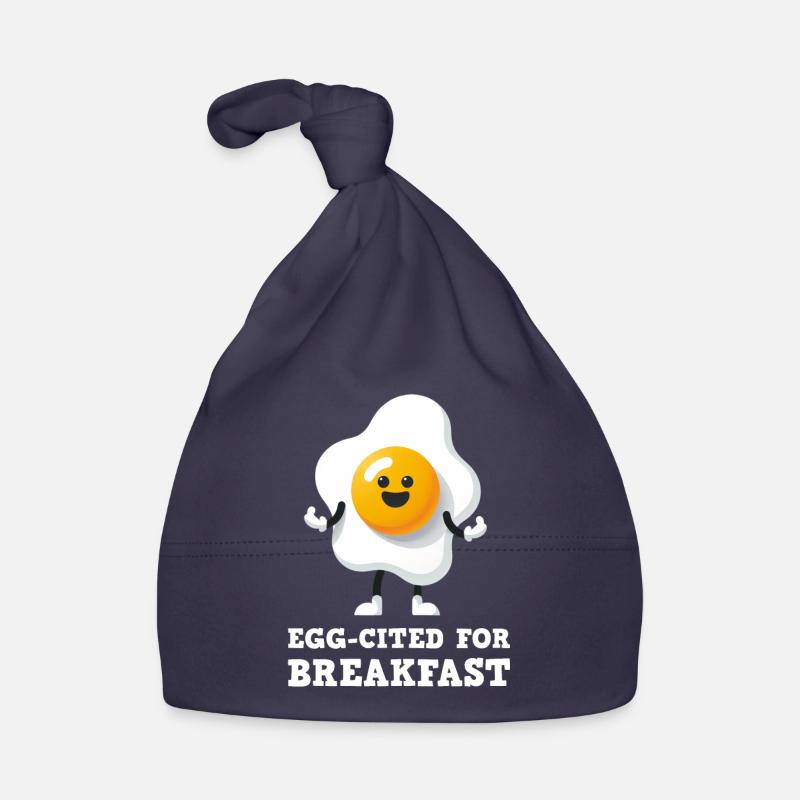 Egg-cited for Breakfast Cute Egg Organic Baby Cap