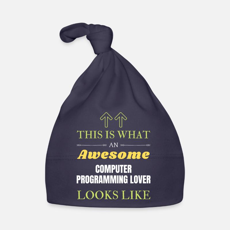 This is what an awesome Computer programming lover Organic Baby Cap