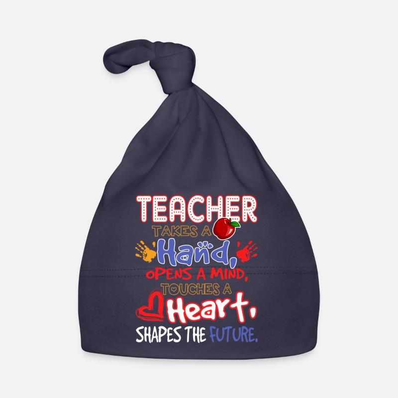 Teacher Takes A Hand Open A Mind Organic Baby Cap