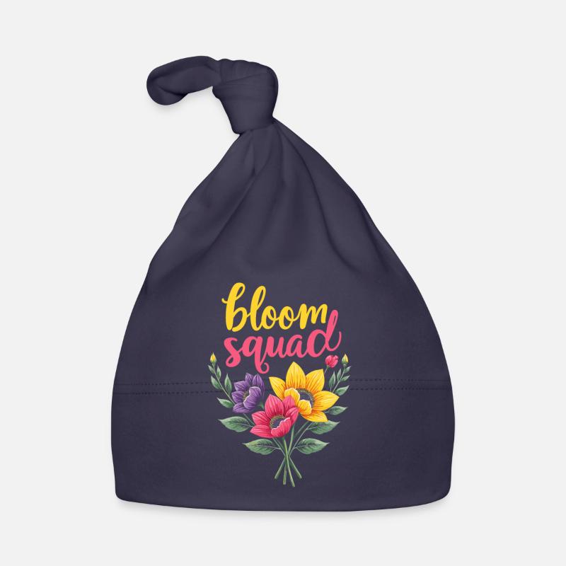 Fleuriste Fleuriste Fleuriste Kader - Bonnet bio Bébé - marine