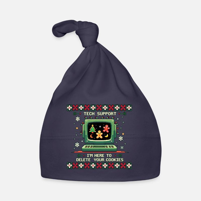 Support technique - Funny Delete Cookies Shirt Bonnet bio Bébé