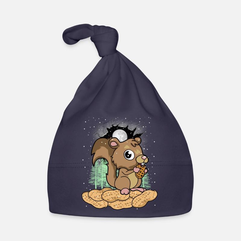 Forest Dwellers Nuts Eichhorn Xmas Christmas Organic Baby Cap