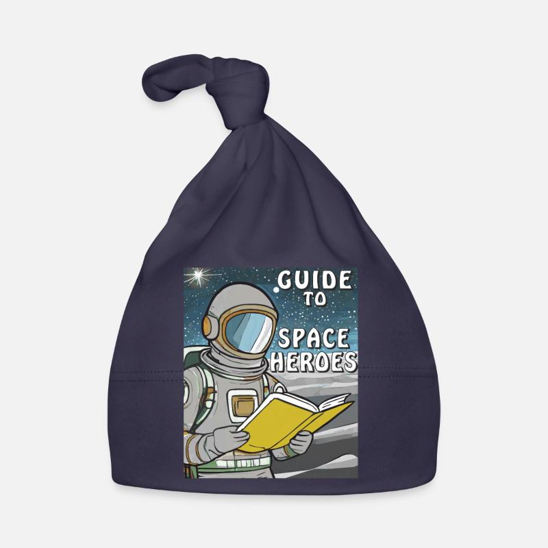 LIVRE DE L’ASTRONAUTE GUIDE DES HÉROS DE L’ESPACE Bonnet bio Bébé