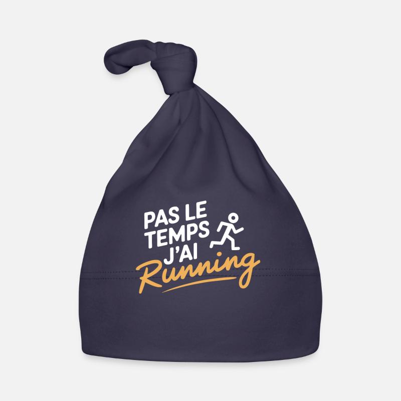 No Time I Have Running Runner Gift Organic Baby Cap