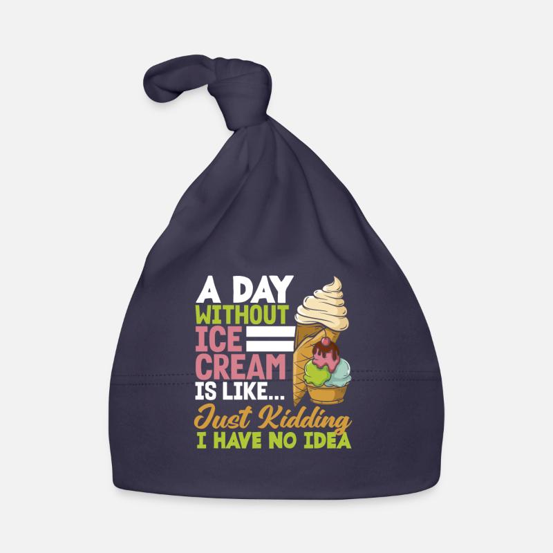 A day without cream is like... No idea Organic Baby Cap