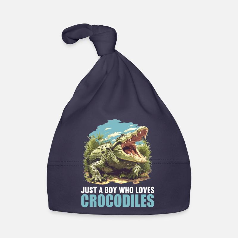 Krokodile Krokodil Baby Bio-Mütze