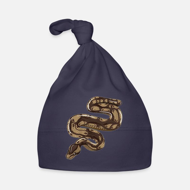 Marron Vert Serpent Étrangleur Snake Fan Bonnet bio Bébé