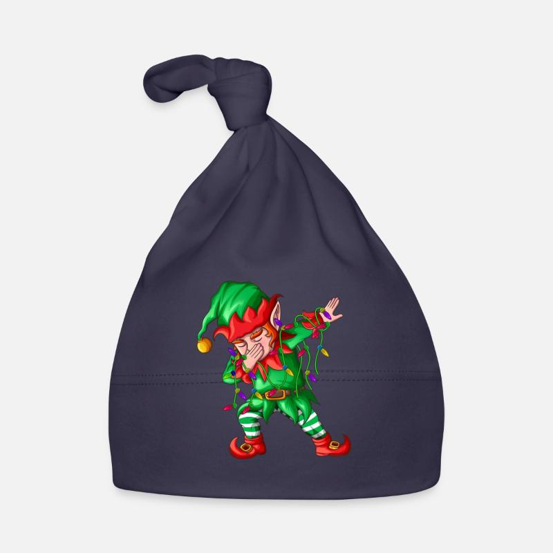 Réveillon de Noël Dab-tastic Elf Dabbing Elfe de Noël Bonnet bio Bébé