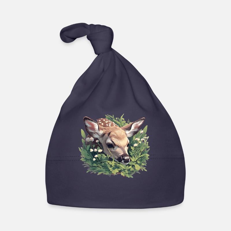 Hirsche Hirsch Baby Bio-Mütze