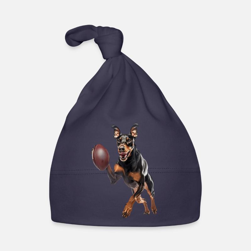 Dobermann Baby Bio-Mütze