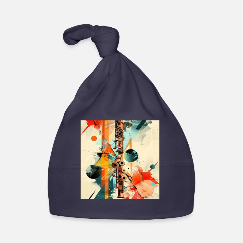 Transverse flute Organic Baby Cap