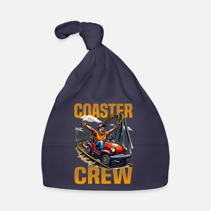 Vintage Rollercoaster Crew I Family Roller Coaster Organic Baby Cap