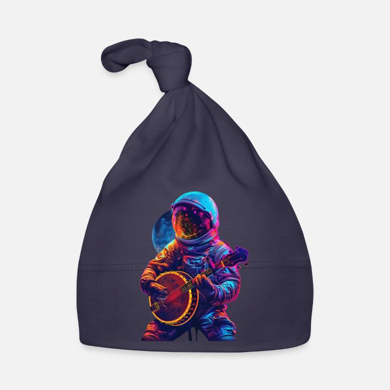 Astronaut Banjo Organic Baby Cap