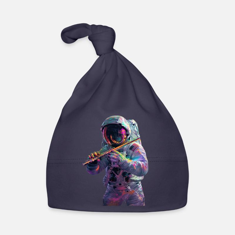 Astronaut Flute Organic Baby Cap