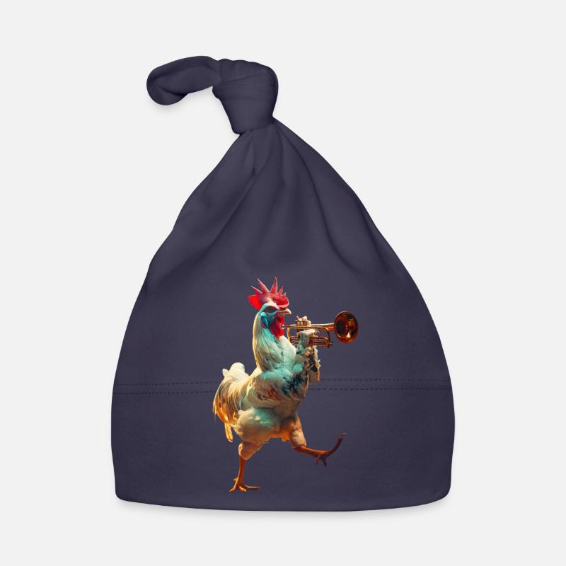 Trompette Coq Bonnet bio Bébé