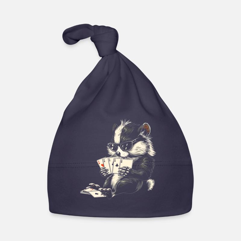 Cribbage Graphique Joueur de cribbage drôle Bonnet bio Bébé