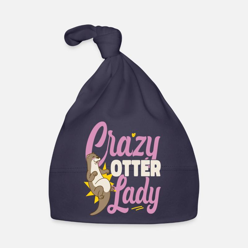 Otter Crazy Otter Lady Baby Bio-Mütze
