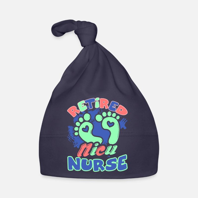 Retired Nicu Nurse Organic Baby Cap