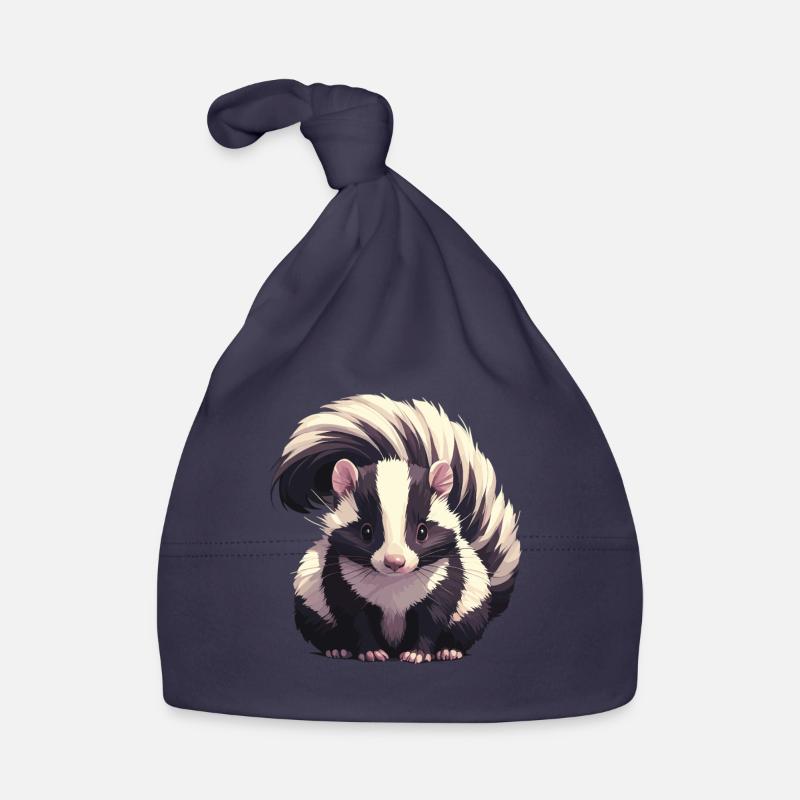 Stinktiere Stinktier Baby Bio-Mütze