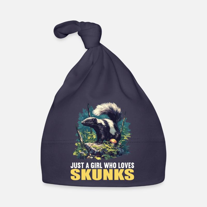 Stinktiere Stinktier Baby Bio-Mütze
