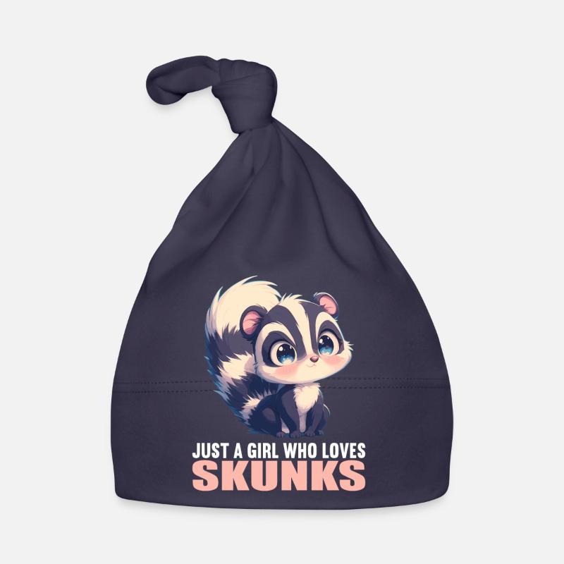 Stinktiere Stinktier Baby Bio-Mütze