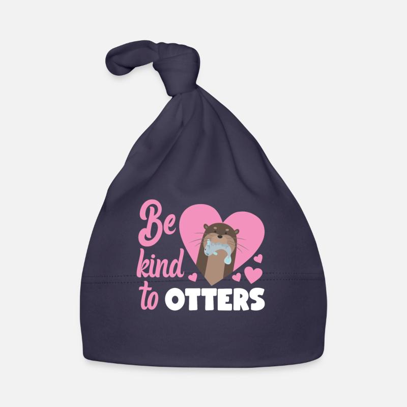 Otter Pun Be Kind To Otters Baby Bio-Mütze