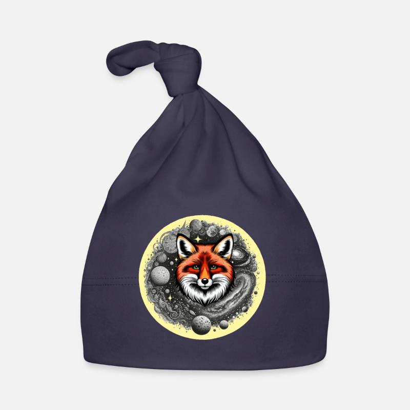 Fox Foxes Planet Planet Organic Baby Cap