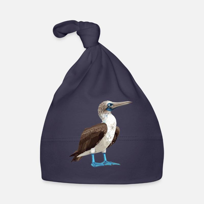 Fou à pieds bleus Bonnet bio Bébé