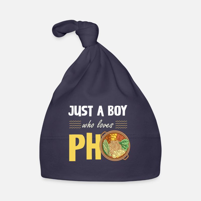 Tout simplement un garçon qui aime le pho Bonnet bio Bébé