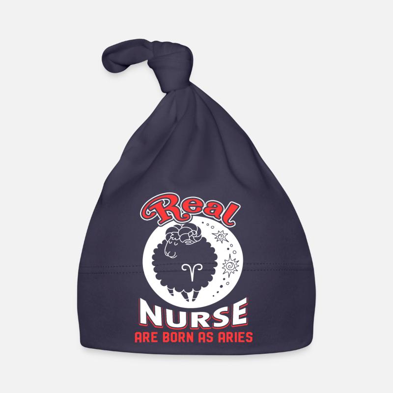Aries Real Nurse Are Born As Aries Organic Baby Cap