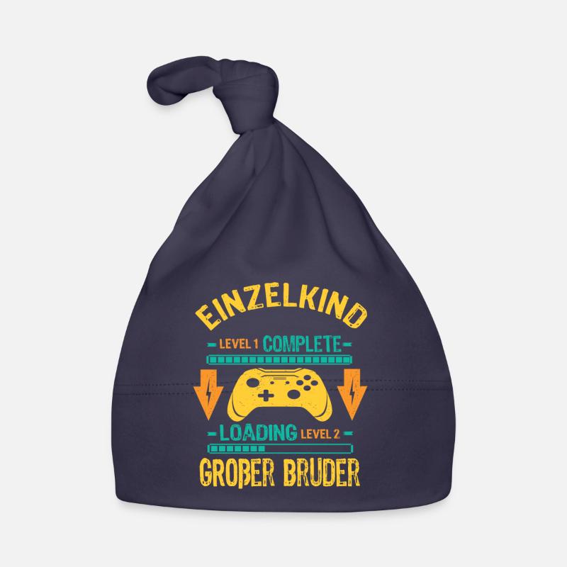Einzelkind Complete - Loading Großer Bruder 2026 Baby Bio-Mütze