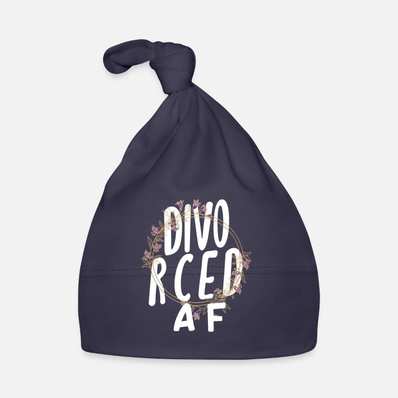 Divorced Af Empowerment Scheidung Organic Baby Cap