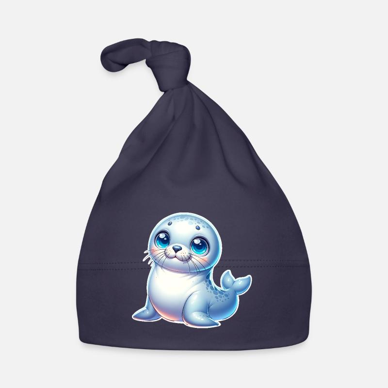 Seal seal Organic Baby Cap