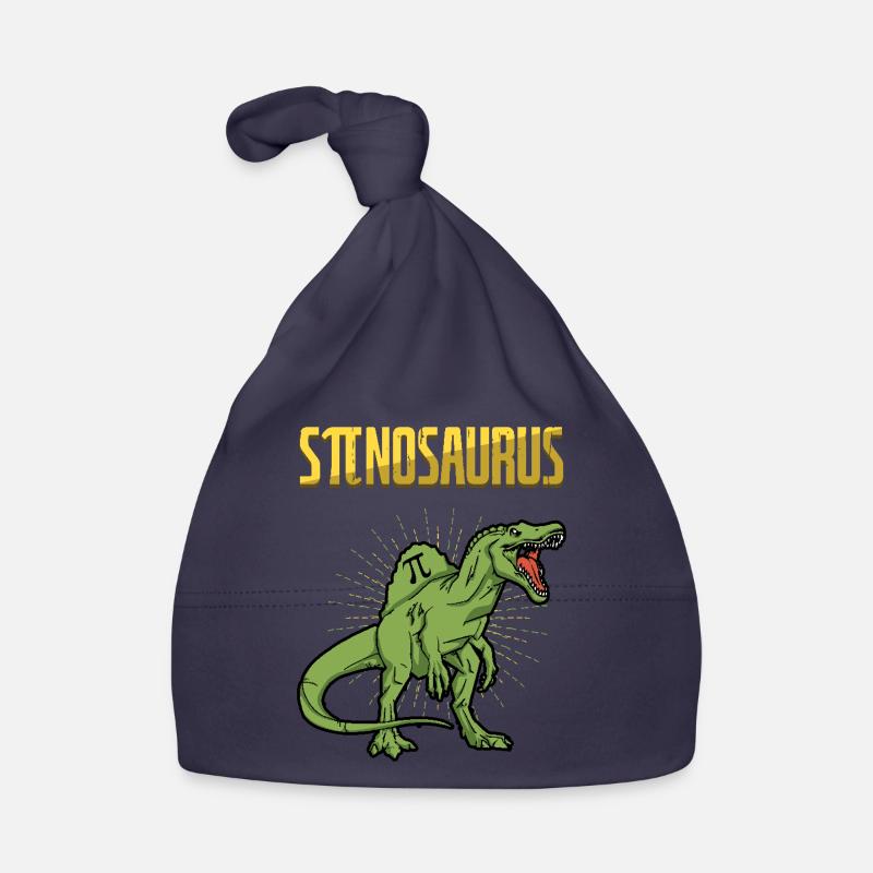 Stinosaur Pi Tag Dinosaur Design Organic Baby Cap
