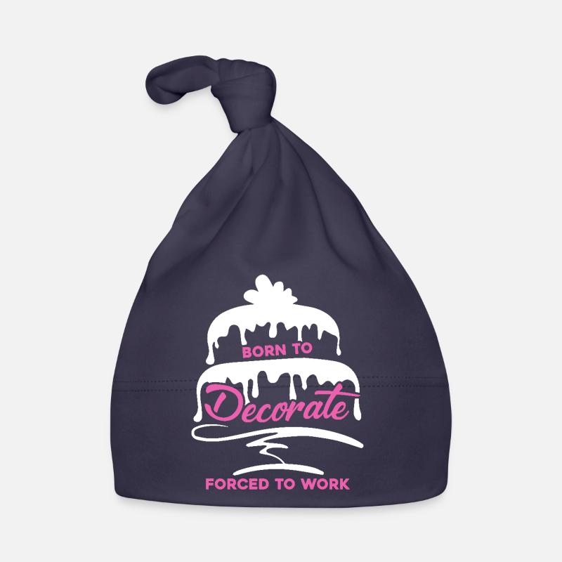 Cake Decorator Born To Cake Decorator Organic Baby Cap