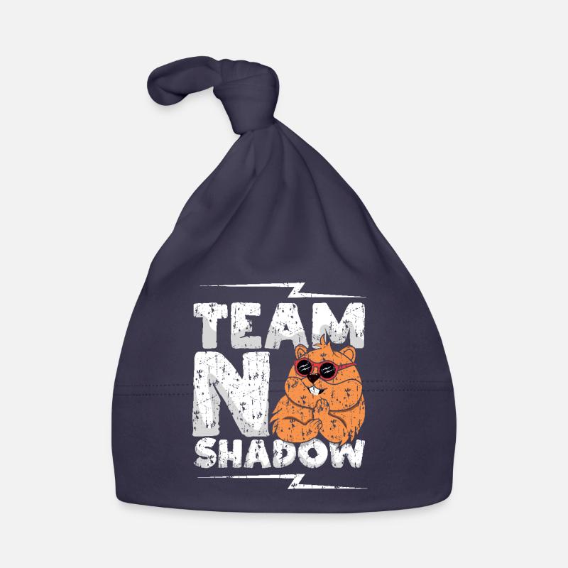 Équipe No Shadow Groundhog Day Fun Bonnet bio Bébé