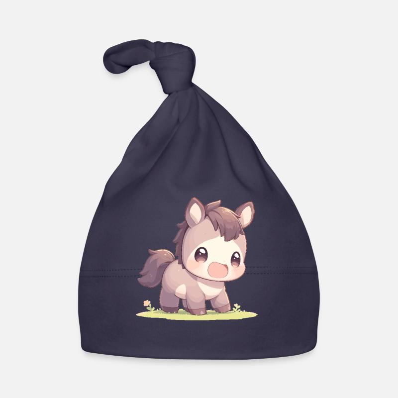 Pferde Pferd Baby Bio-Mütze
