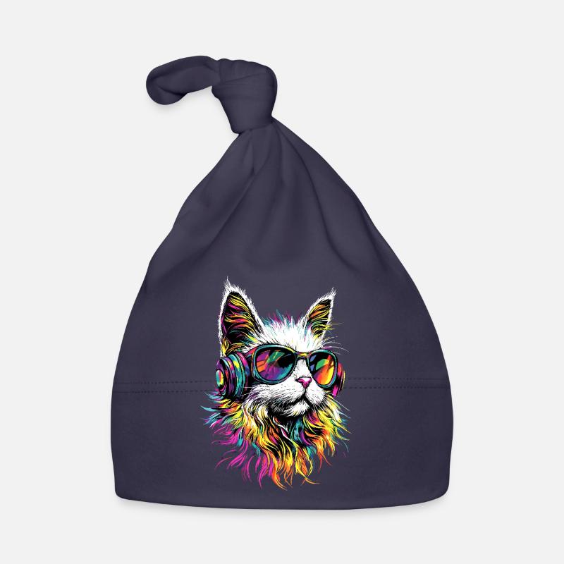 Chat Angora Blanc Chat Angora Chats Angora Mignons Bonnet bio Bébé