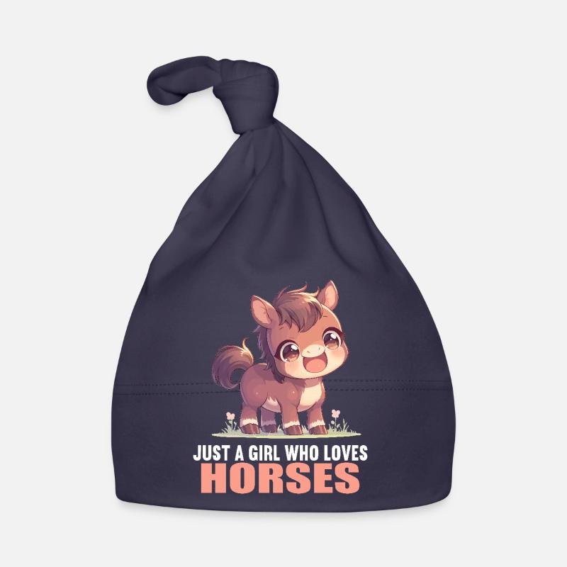Pferde Pferd Baby Bio-Mütze