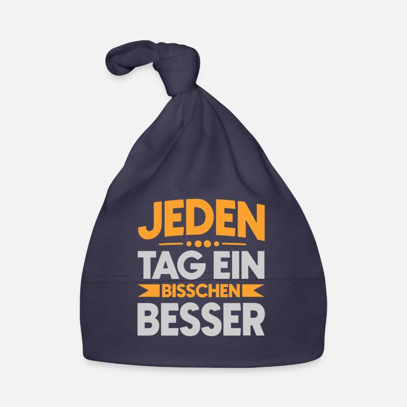 Jeden Tag ein bisschen besser Baby Bio-Mütze