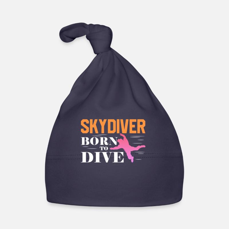Skydive Skydiver Skydiving Parachute Gift Organic Baby Cap