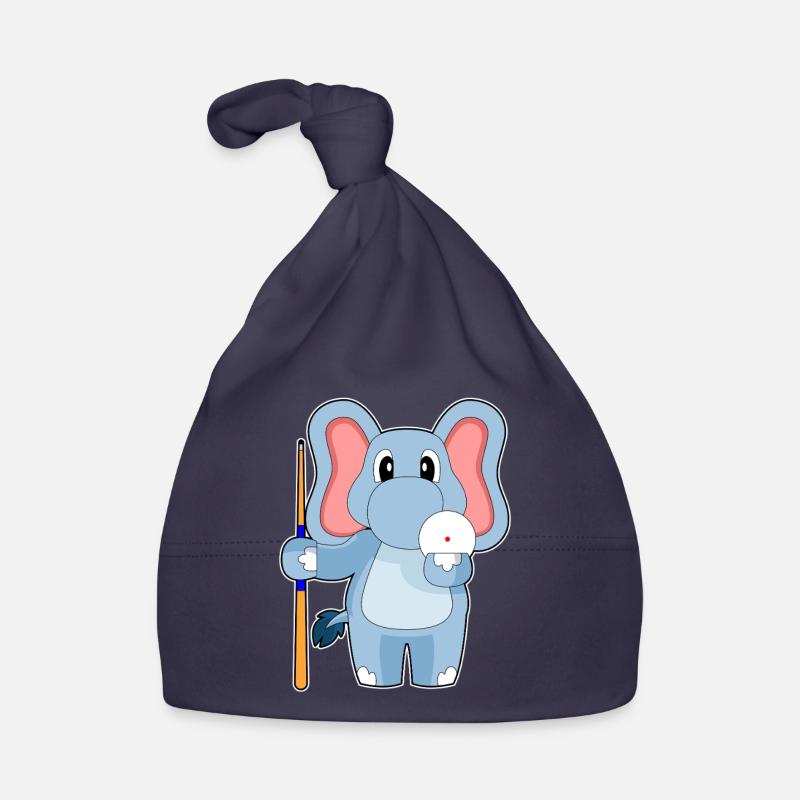 Elefant Billiard Queue Baby Bio-Mütze